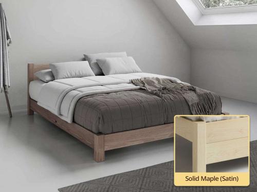 Low Oriental Bed solid maple