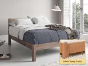 White Knight Bed (Space Saver) Solid Cherry