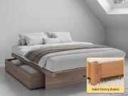 Japanese Storage Bed (No Headboard) solid cherry